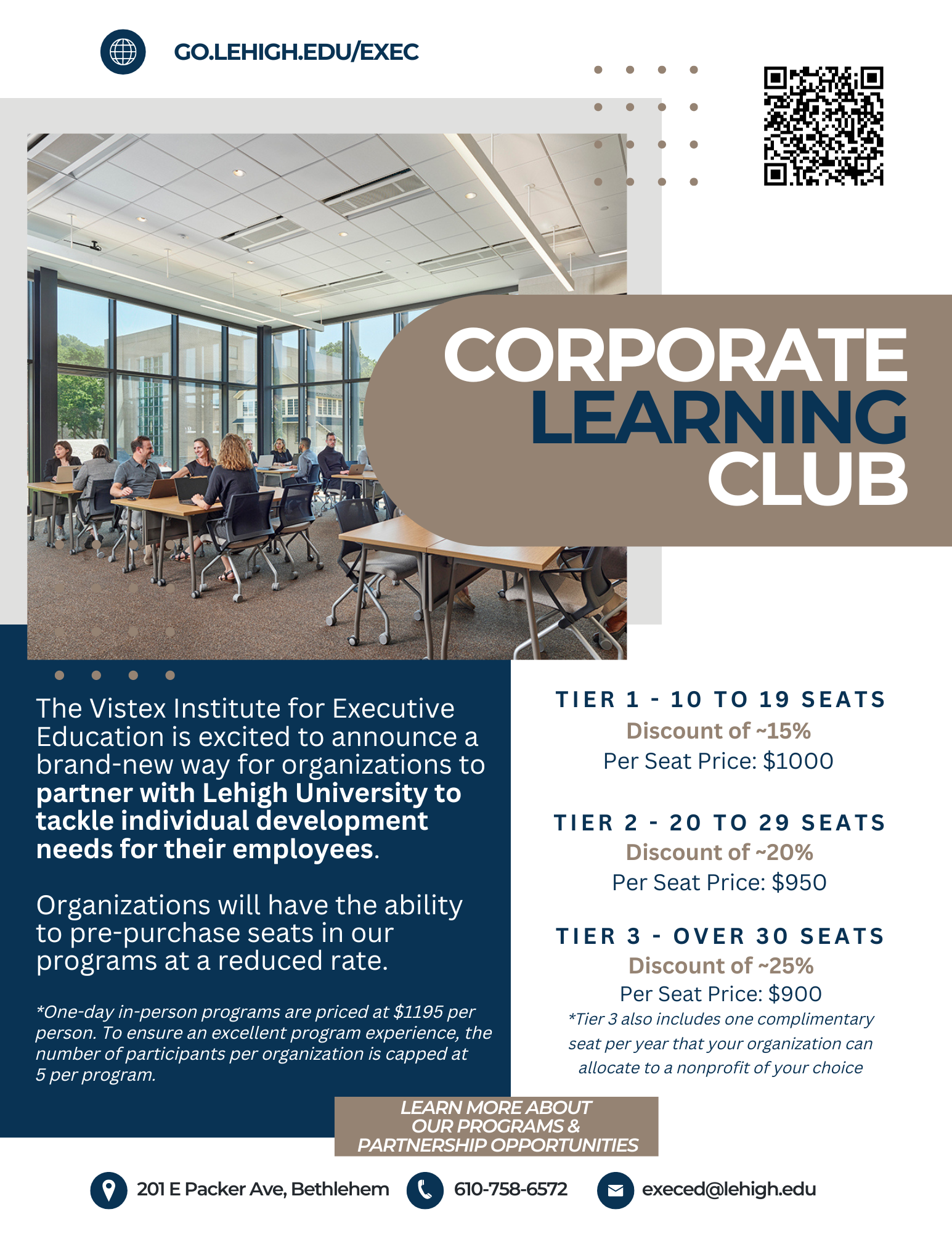 Corporate Partnership Flyer